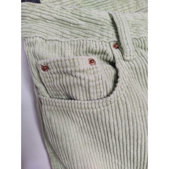 Pacsun corduroy pants jeans pistachio 26 90s boyfriend fit - Picture 4 of 10